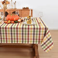 Waterproof Plaid Tablecloth Fabric by Essifunia
