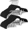 HOUSE DAY Velvet Skirt Hangers 24 Pack, Space Saving Slim Shorts Hanger by HOUSEDAY