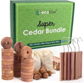 ecoKiwi Cedar Blocks for Clothes Storage Super Bundle Box by ecoKiwi