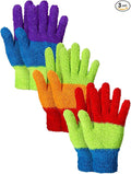 Patelai 3 Pairs Microfiber Plant Dusting Gloves Leaf Cleaning Gloves by Patelai