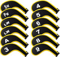 Golf 12pcs Thick Synthetic Golf Iron Head Covers Set Headcover Fit All Brands by Unknown