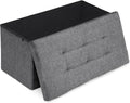 Athena Collection 30" Storage Ottoman Bench Folding Bench by AthenaCollectionFurniture