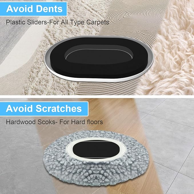 Furniture Sliders for Hardwood Floors: Multi-Surface 3-in-1 Furniture Movers - Image 5
