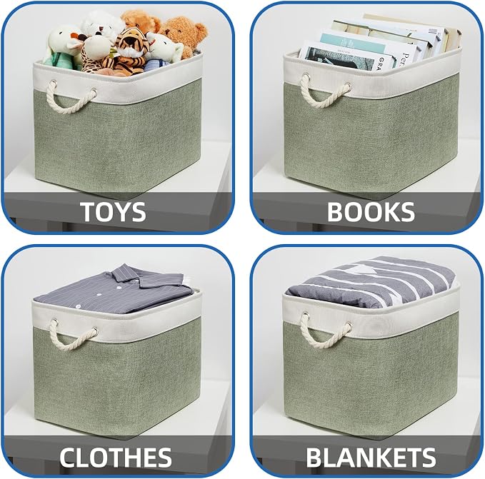Temary Storage Baskets Fabric Storage Bins - Image 4