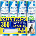 PetLovers Extra Sticky Floor Lint Roller 4 Pack of Refills Only by PetLovers