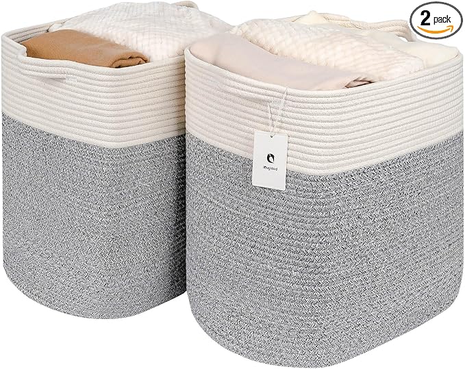 Hamper Toy Storage Collapsible Laundry Bin, Medium Fabric Organizer by Laughbird