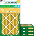 Filterbuy 16x30x2 Air Filter MERV 11 Allergen Defense Replacement, by Filterbuy