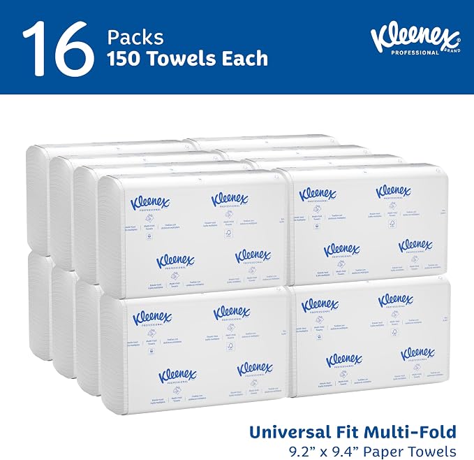 Kleenex Professional Universal Multifold Paper Towels, Absorbency Pockets - Image 2