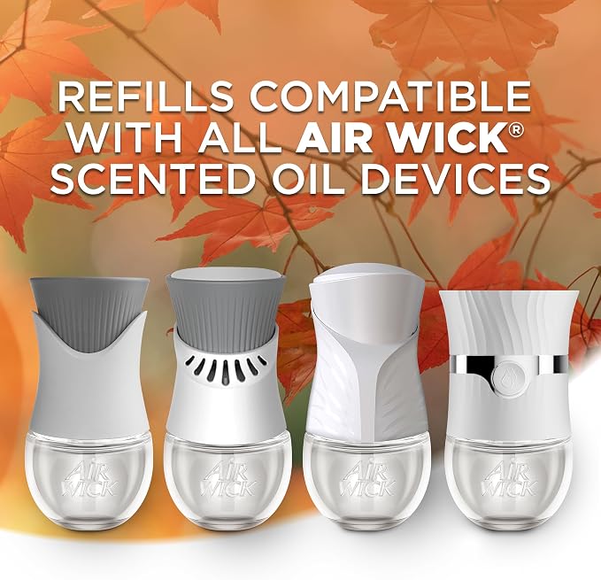 Air Wick Plug in Scented Oil Refill, Apple Cinnamon Medley, Air Freshener - Image 3