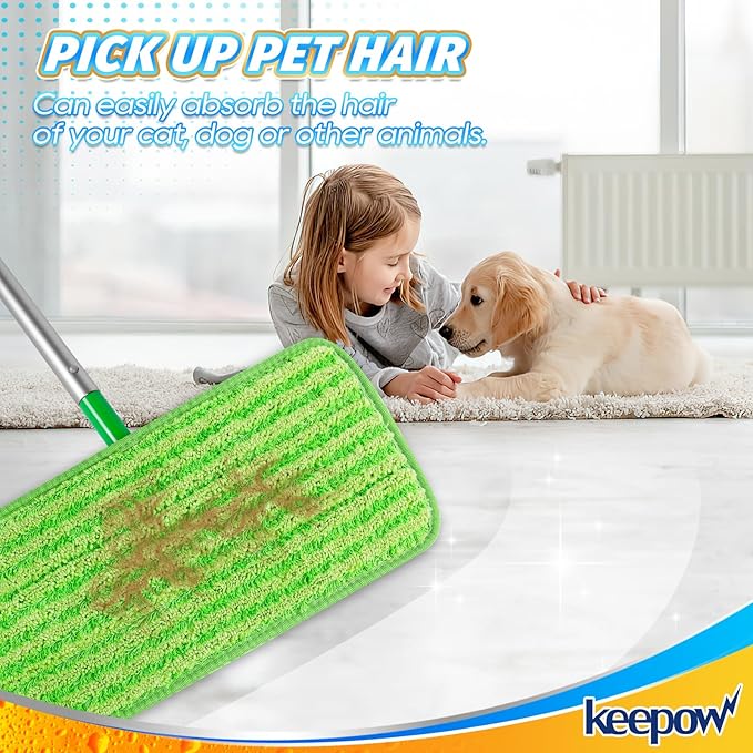KEEPOW Reusable Mop Pads Compatible - Image 4