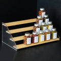 nianfeng Tiered Spice Rack, 4-Tier Spice Pantry Kitchen Cabinet Organizer by nianfeng