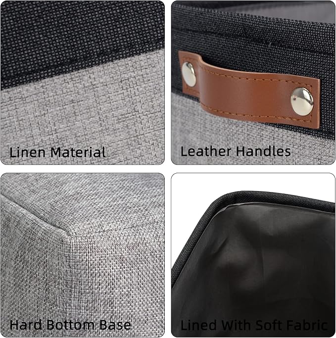 DULLEMELO Fabric Bathroom Storage Bin - Image 3
