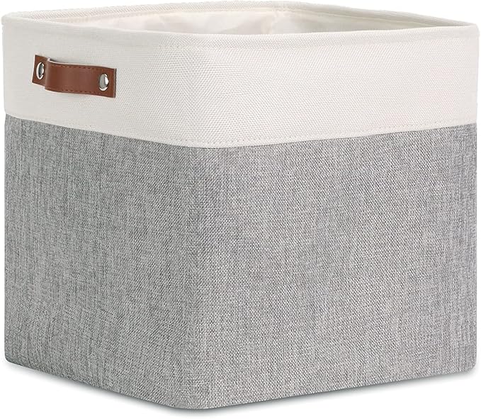 DULLEMELO Cube Basket for Storage, Collapsible Fabric Cube for Organizing by DULLEMELO