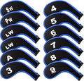 Golf 12pcs Thick Synthetic Golf Iron Head Covers Set Headcover Fit All Brands by Unknown
