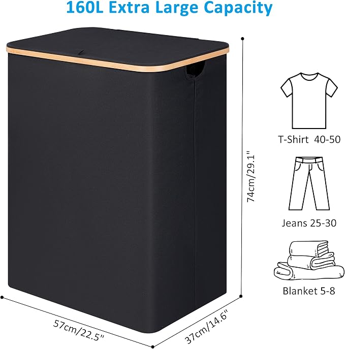 efluky Double Laundry Hamper - Image 4