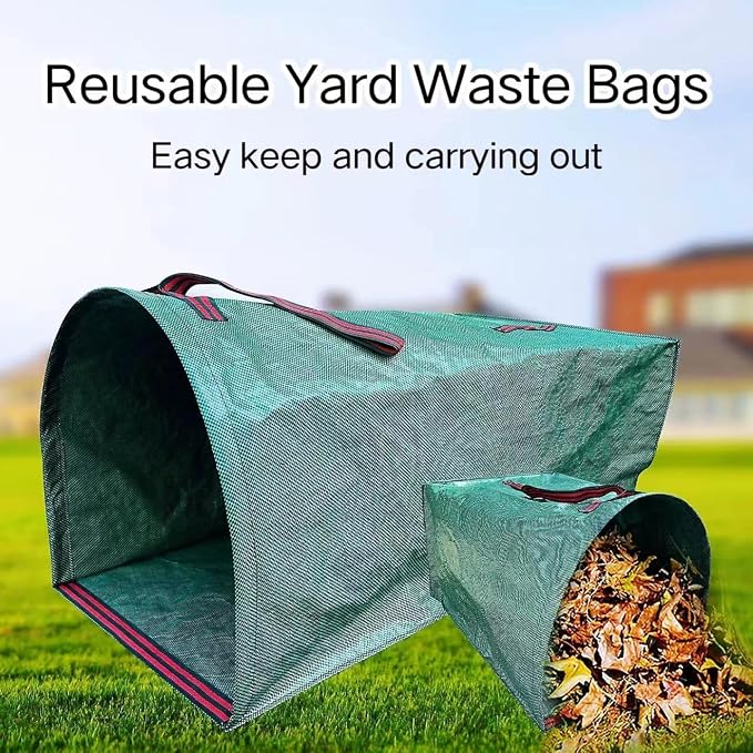 72 Gallon Leaf Collector, Large Dustpan-Type Lawn and Leaf Bags, Leaf Bags - Image 8