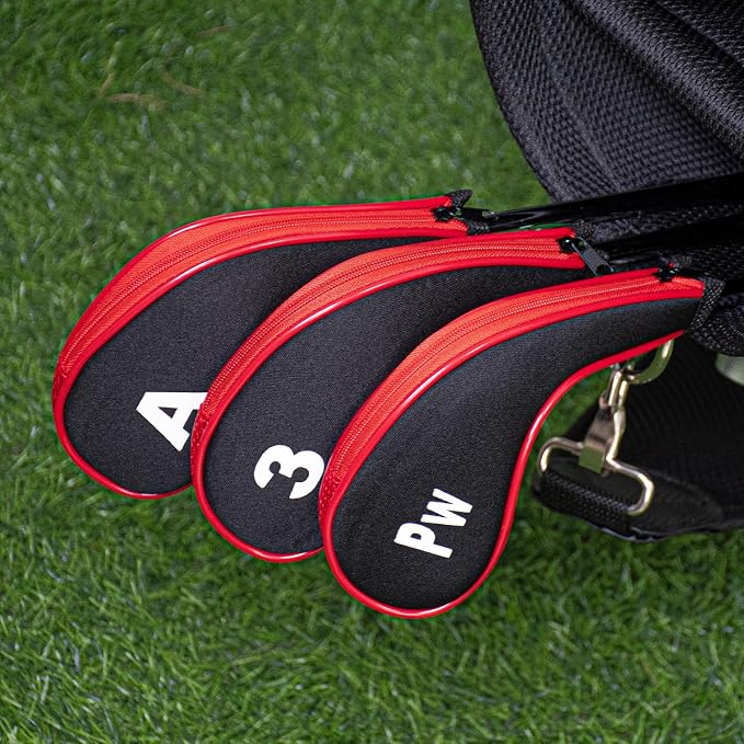 Golf 12pcs Thick Synthetic Golf Iron Head Covers Set Headcover Fit All Brands - Image 6
