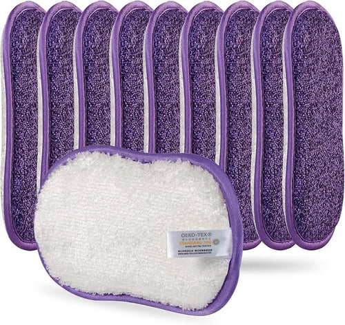 10 Pack Kitchen Dish Sponges Scrubber Non-Scratch Multi-Purpose Dishcloths by comfso