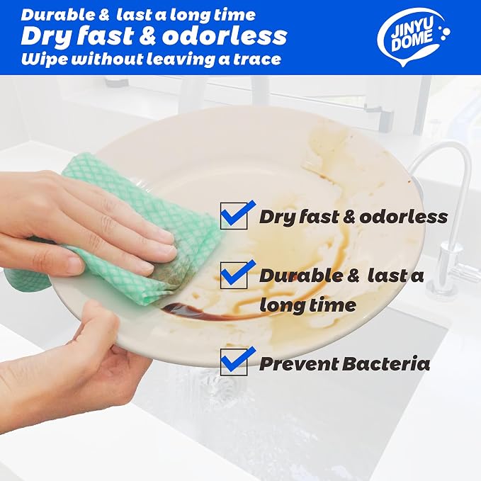 Reusable Kitchen Cleaning Cloths Dish Towels Dish Cloth Handi Wipe Reusable - Image 7