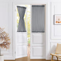 Tollpiz Small Sheer Door Curtain Closet Linen Textured Curtain Sheers Doorway by Tollpiz