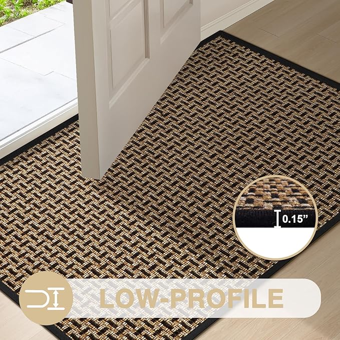LEKEEPGO Door Mat Indoor Entrance 36"x59", Absorbent Indoor Door Mat Large - Image 4