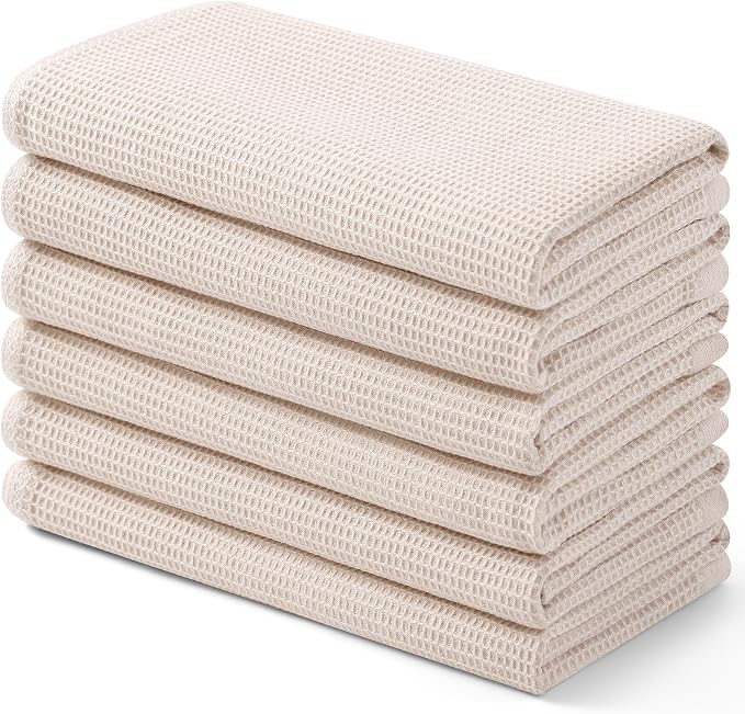 Homaxy 100% Cotton Waffle Weave Kitchen Towels by Homaxy