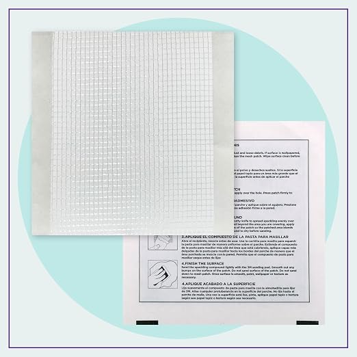StrongPatch® 6 in. x 6 in. Flexible Self-Adhesive Wall Repair Patch – Versatile - Image 7