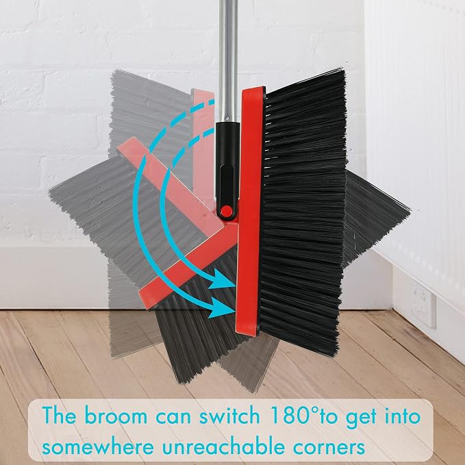 PHYEX 2-Pack Broom and Dustpan Combo Set, - Image 5