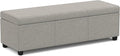 SIMPLIHOME Avalon 54 inch Wide Contemporary Rectangle Extra Large Storage by SimpliHome