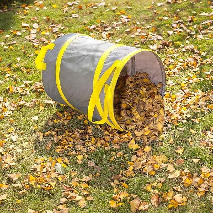 30 Gallon Collapsible Trash Can 3 Pack, Garden Bag Pop Up Camping Trash can - Image 3