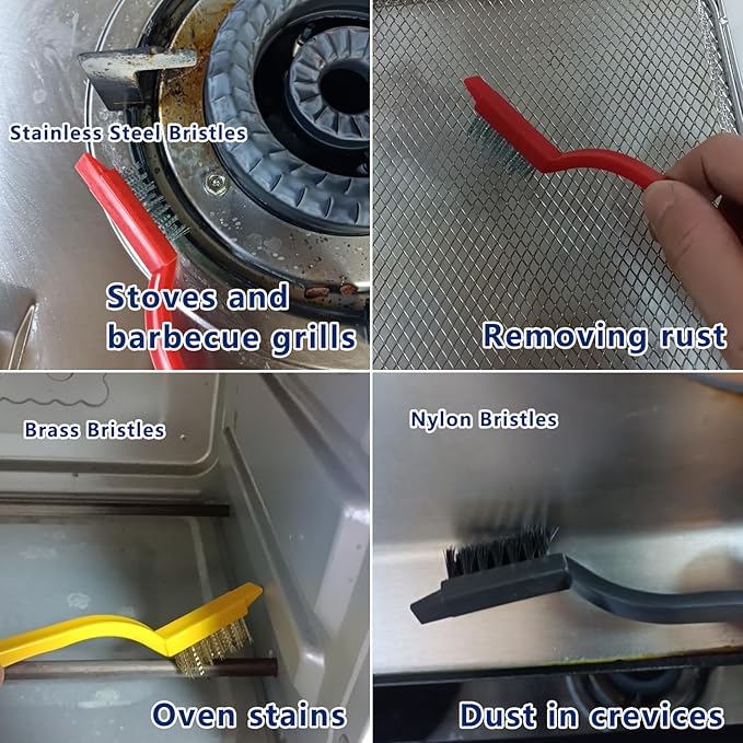 12Pcs Crevice Cleaning Brush, Small Gap Cleaning Brushes - Image 3