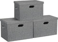 Large 17" 36 Quart Collapsible Stackable Storage Bins by GraciadecoStorage