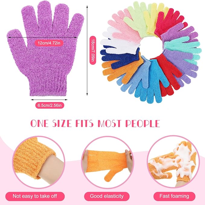 150 Pcs Exfoliating Gloves Bulk - Image 3
