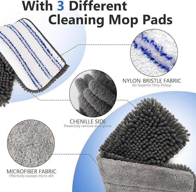 Masthome Microfiber Mops for Floor Cleaning, Dust Mop - Image 2