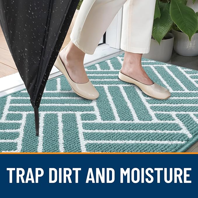 OLANLY Indoor Door Mat, 32x20 Inch, Dirt Resistant and Absorbent, Non-Slip - Image 2
