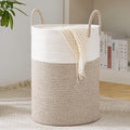 YOUDENOVA Woven Rope Laundry Hamper Basket, 58L Tall Laundry Basket, Baby by YOUDENOVA