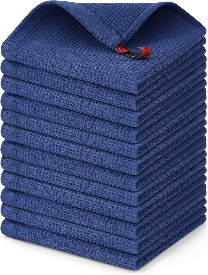 Homaxy 100% Cotton Waffle Weave Dish Cloths by Homaxy