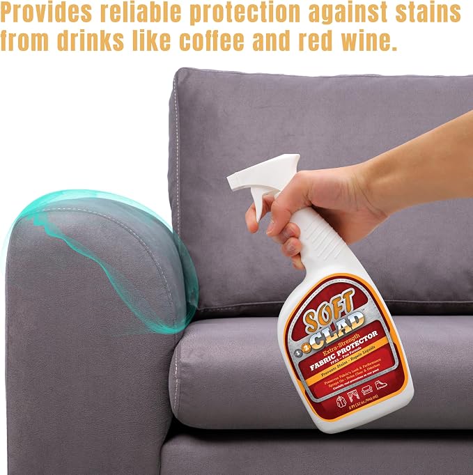 Extra Strength Fabric Protector Spray Prevents Stains and Repels Liquids. - Image 4