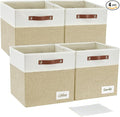 Collapsible Fabric Storage Cube Bins by Bagnizer