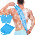 Anezus Exfoliating Back Scrubber Bath Gloves Set, Exfoliating Shower Towel by anezus