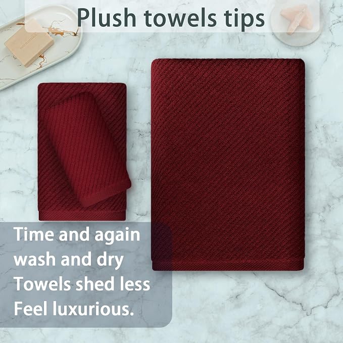 VOOVA & MOVAS 3 Piece Towel Set - Image 4