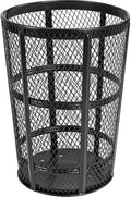 Global Industrial Outdoor Metal Trash Container Black, 48 Gallon by GlobalIndustrial