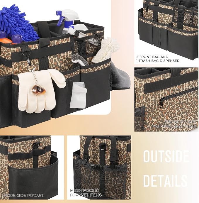 Wearable Cleaning Caddy, Cleaning Caddy Supplies Organizer - Image 3