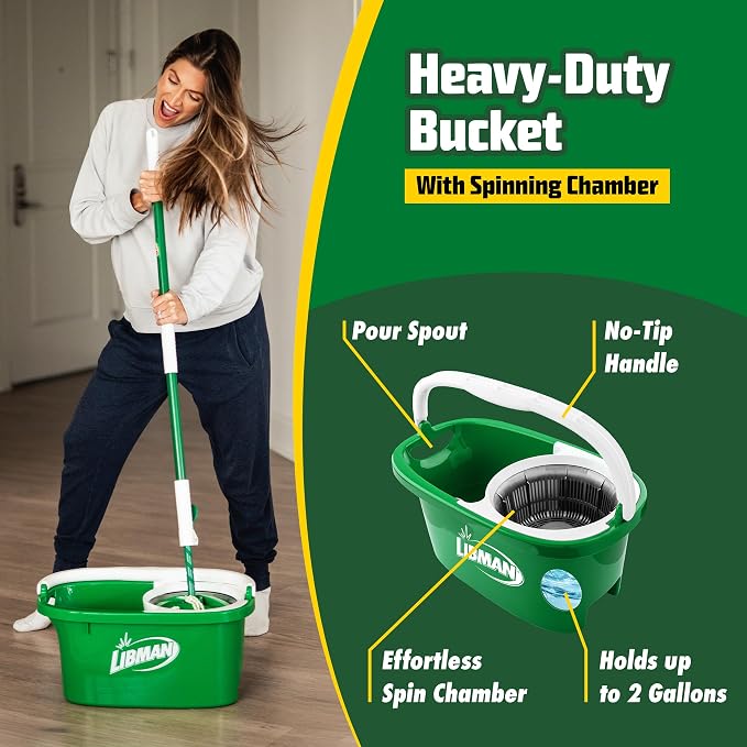 Libman Tornado Spin Mop System - Image 6
