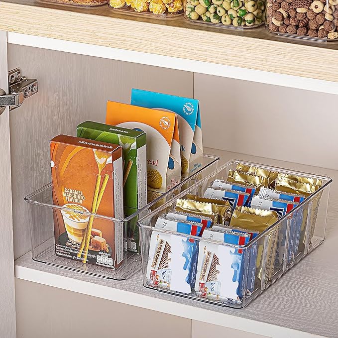Vtopmart 4 Pack Food Storage Organizer Bins, Cabinet Organization and Storage - Image 7