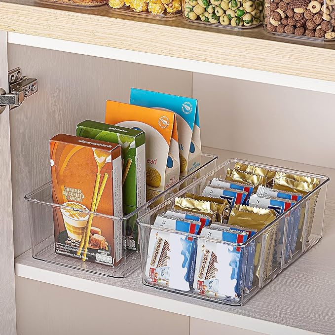 Vtopmart 6 Pack Food Storage Organizer Bins, Cabinet Organization and Storage - Image 6