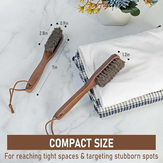 Takavu Horsehair Laundry Stain Brush Set - Image 2