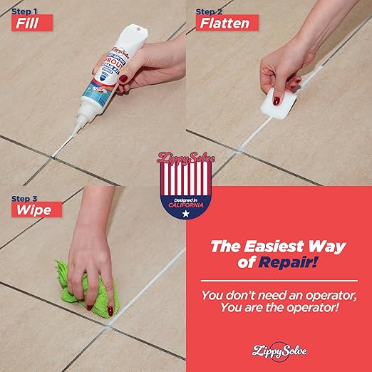 Tile Grout, Repair Kit, Restore & Renew Tile Joints Line, Fast Drying Grout - Image 6
