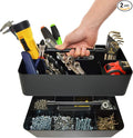 2 PACK - Portable DIY 8 Dividers Durable Plastic Tote Tool & Supply Cleaning by EnjoyOrganizer