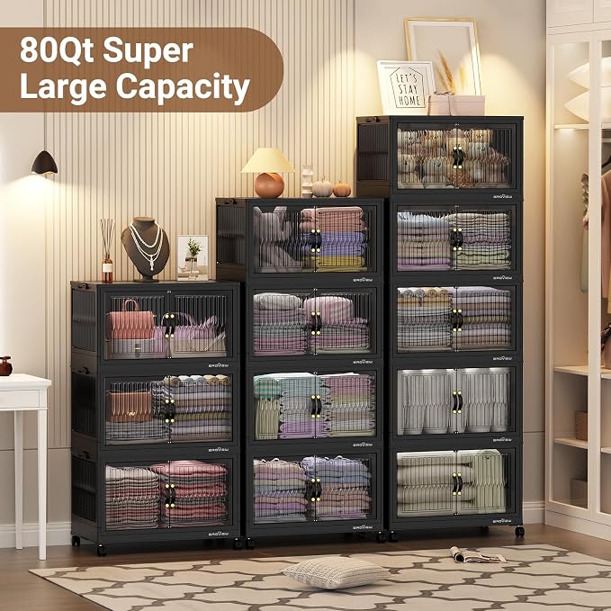BROVIEW 240Qt Stackable Storage Bins - Image 6